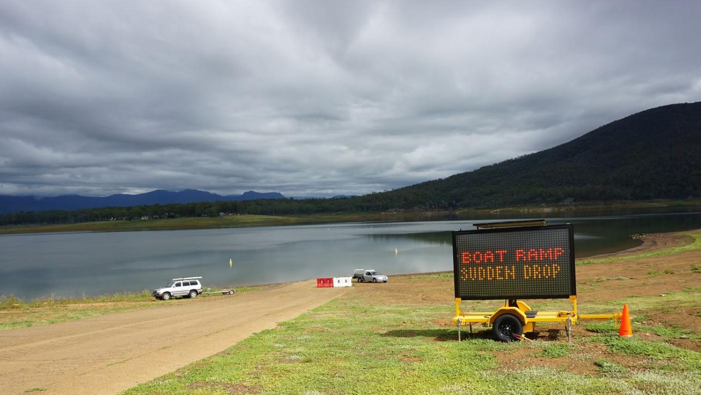 Lake Moogerah water levels continue to decline Seqwater